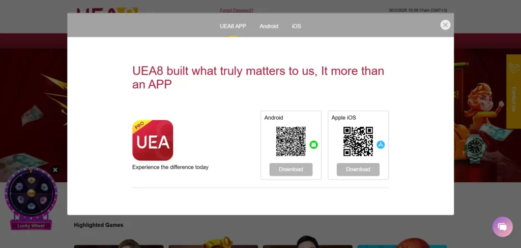 How to Download the UEA8 App